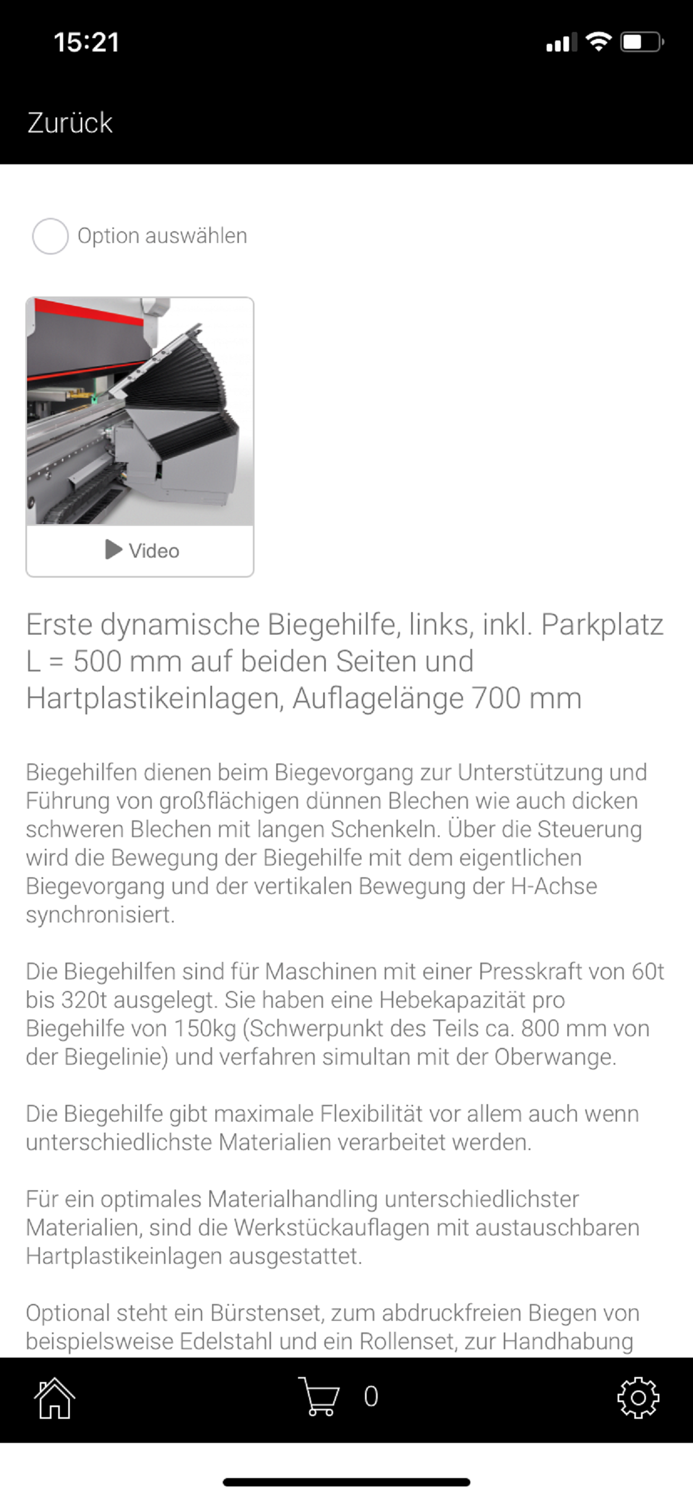 Bending Configurator