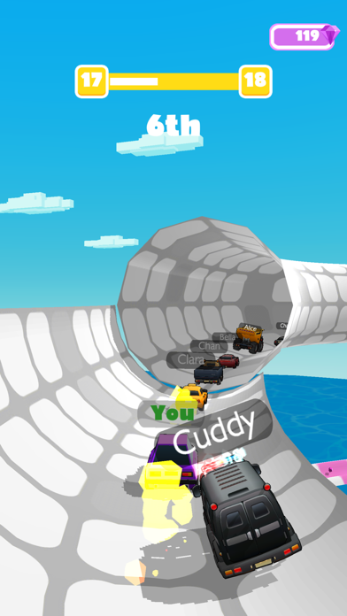 Crazy Race . Screenshot
