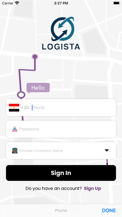 Logista Driver Screenshot