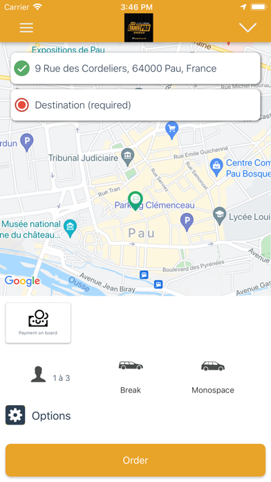 Allo Taxi Pau Screenshot