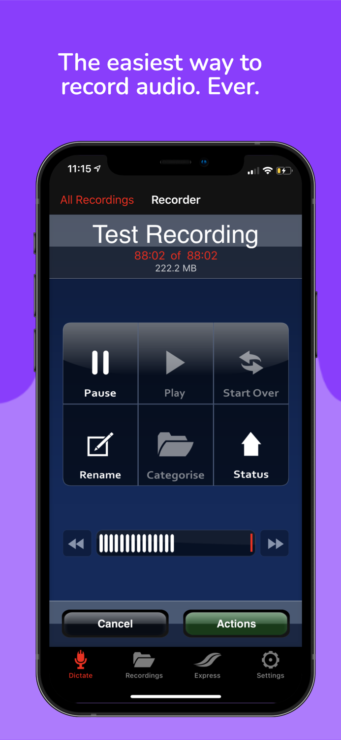 dictate2us Record and Transcribe
