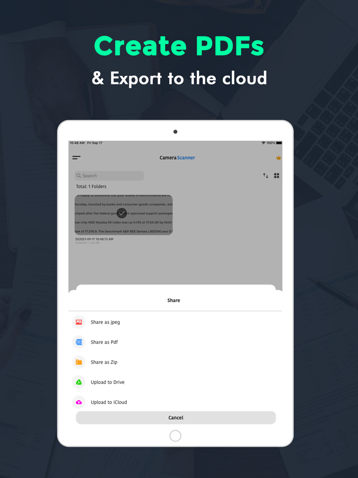 Camera Scanner for iPhone