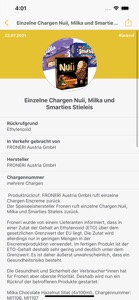 AGES Produktwarnungs-App screenshot #2 for iPhone