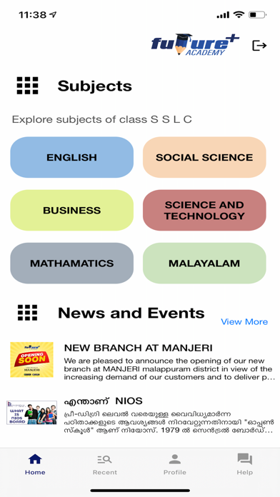 App screenshot