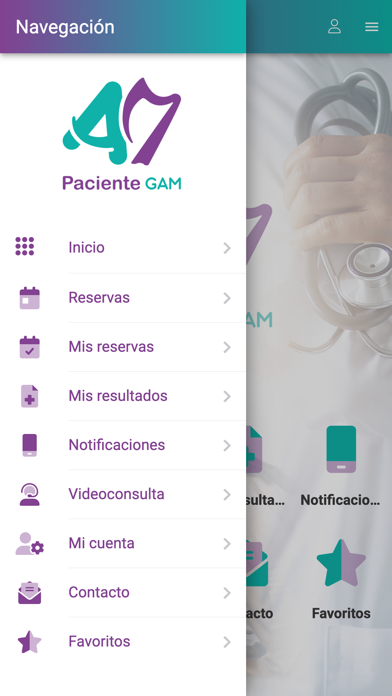 Paciente GAM Screenshot