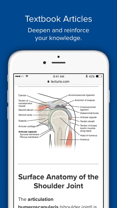 SHSUCOM Lecturio Screenshot