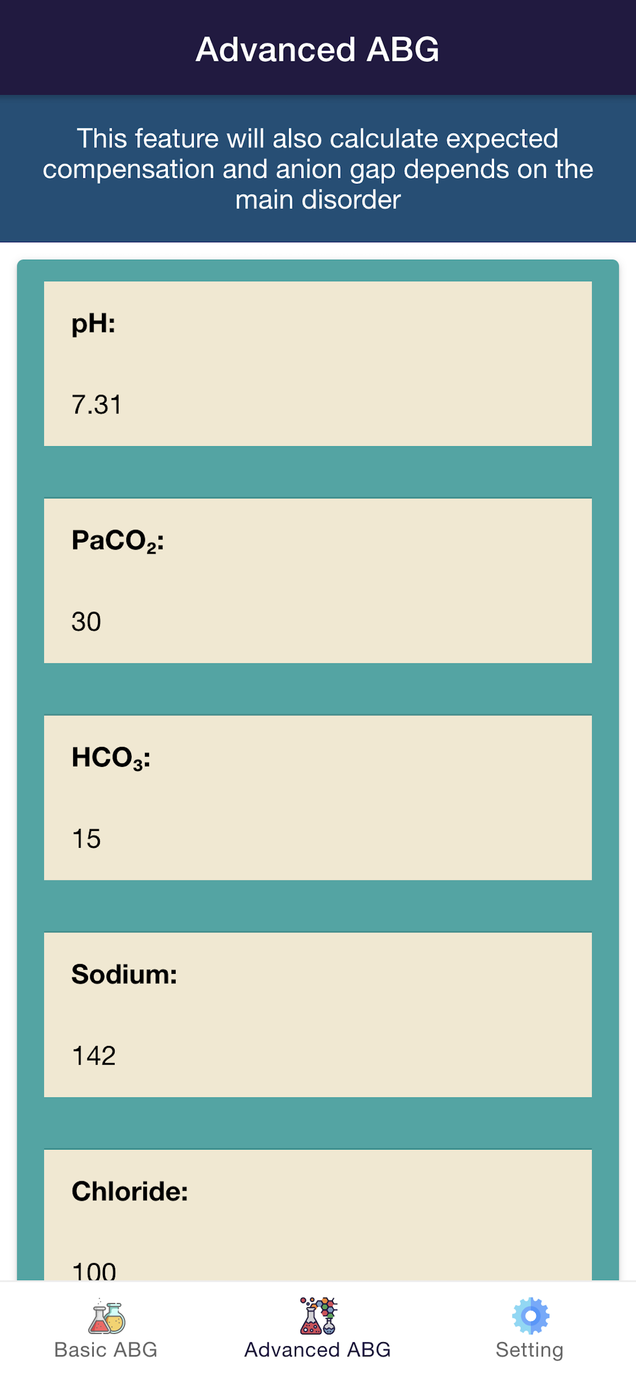 Complete ABG Analysis