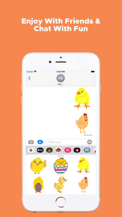 Chicken Chick Emojis Screenshot