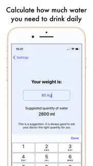 easy drink water - reminders iphone screenshot 4