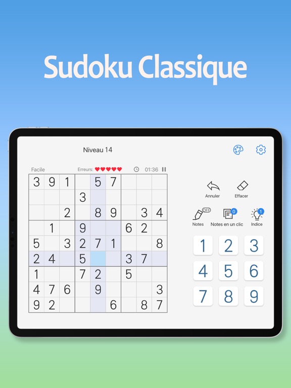 Screenshot #4 pour Sudoku Joy - Jeux Casse Tete