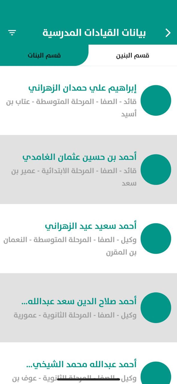 القيادة المدرسية بجدة