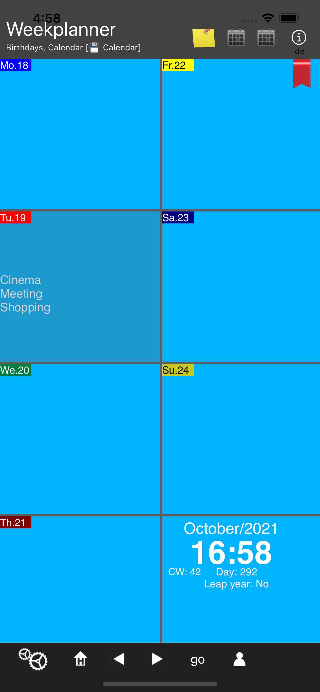 Weekplanner