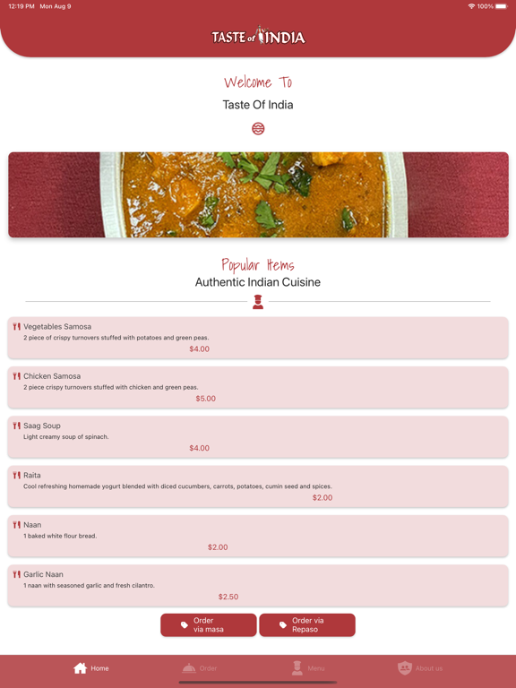 Screenshot #4 pour Taste Of India utah
