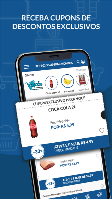 Topázio Supermercados Screenshot