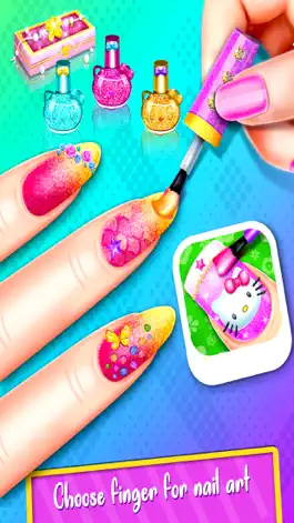 Game screenshot Kitty Nail Salon Game for Girl mod apk