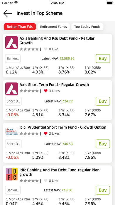 My Rupee To Invest Screenshot