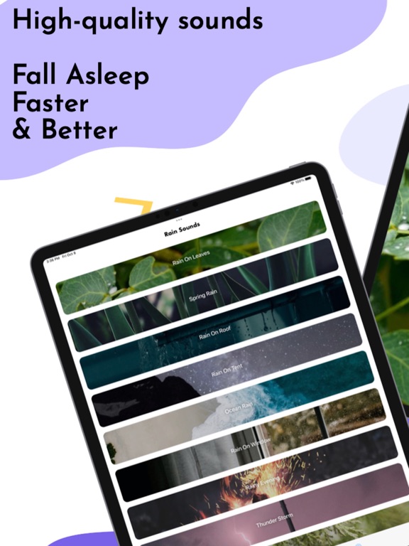 Screenshot #4 pour IRain Player: Sleep & Relax