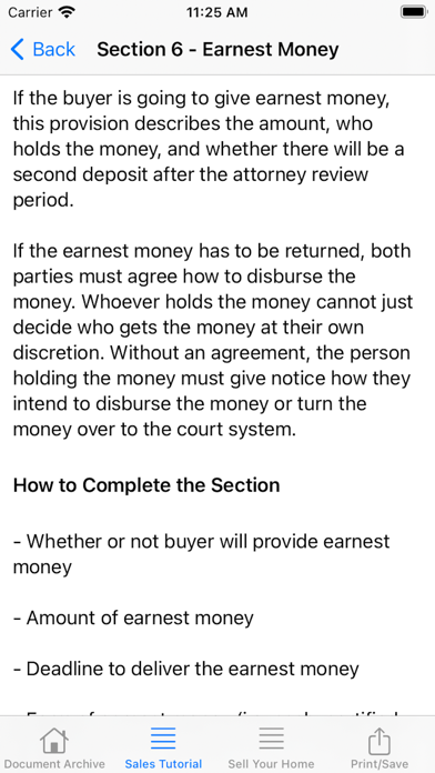 Real Estate Sales Screenshot