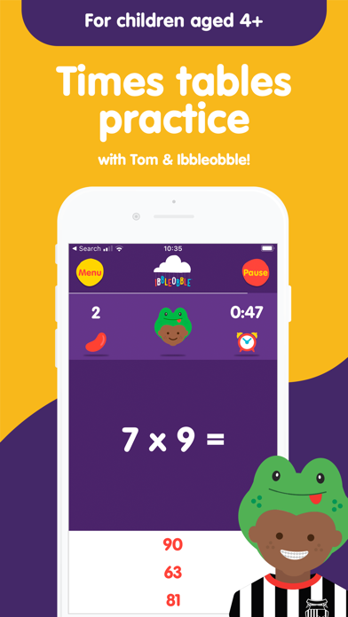 How to cancel & delete Multiplication with Ibbleobble from iphone & ipad 1