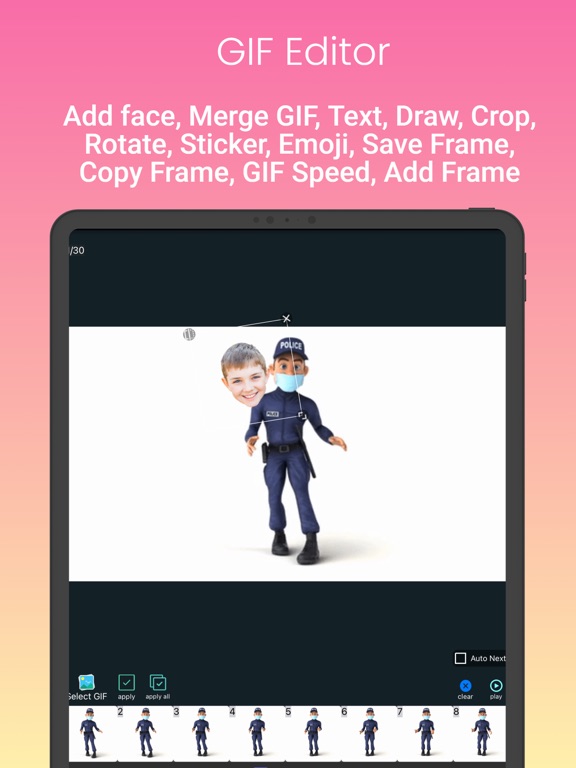 Easy GIF : GIF Maker iPad screenshot 2 - Utilities app