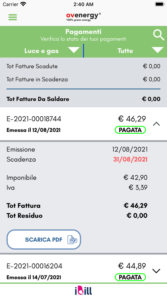 #5. OVEnergy App (iOS) 由: IBILL SRL SEMPLIFICATA