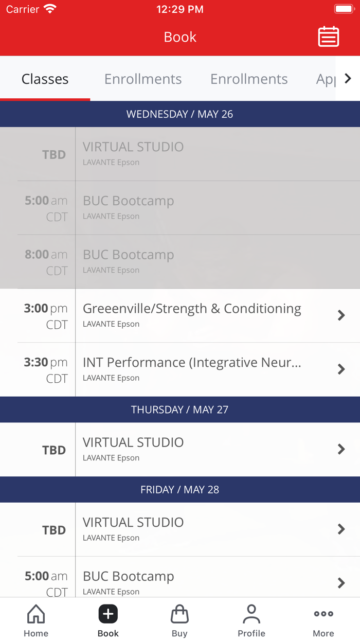 BUC Athletics Training Center