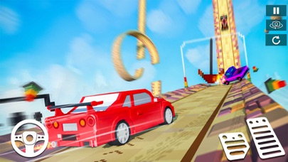 Blocky Racing: Mega Ramps Screenshot