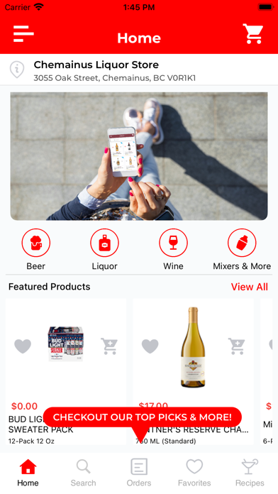 Chemainus Liquor Store Screenshot