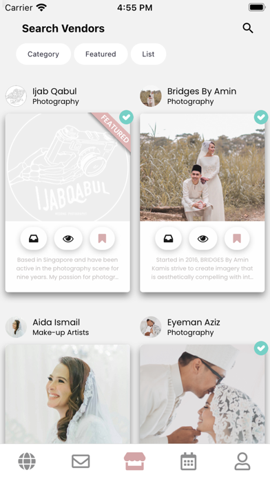 Bridal Network Screenshot