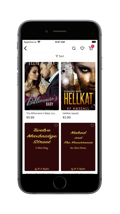 Eden Books-Romance Bookstore Screenshot