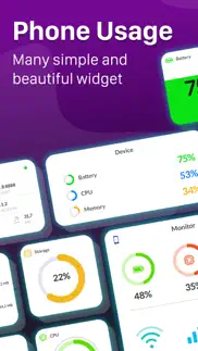 phone usage + widgets iphone screenshot 2