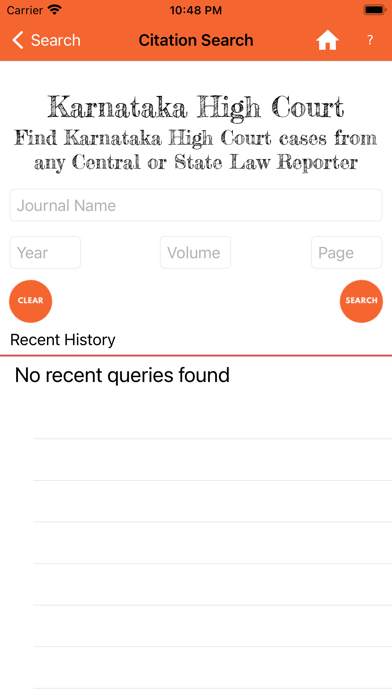 Karnataka Legal Reports Screenshot