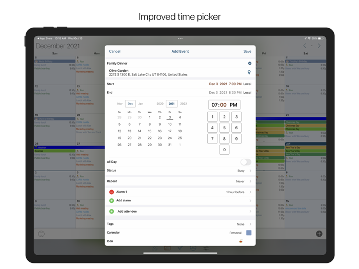 Informant 5 Calendar