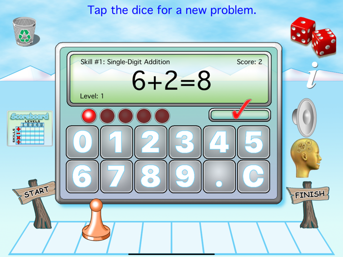 Pete the Penguins Math Game