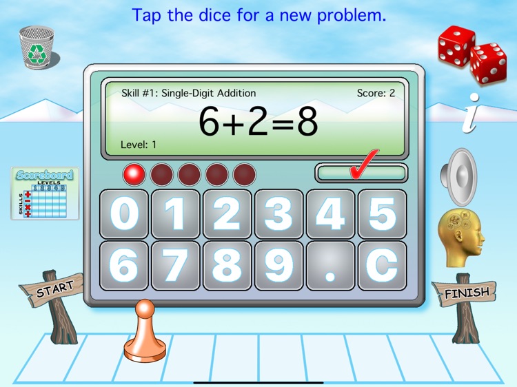 Pete the Penguin's Math Game