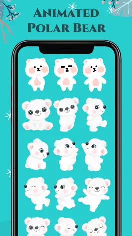 Game screenshot Animated Polar Bear Stickers! apk
