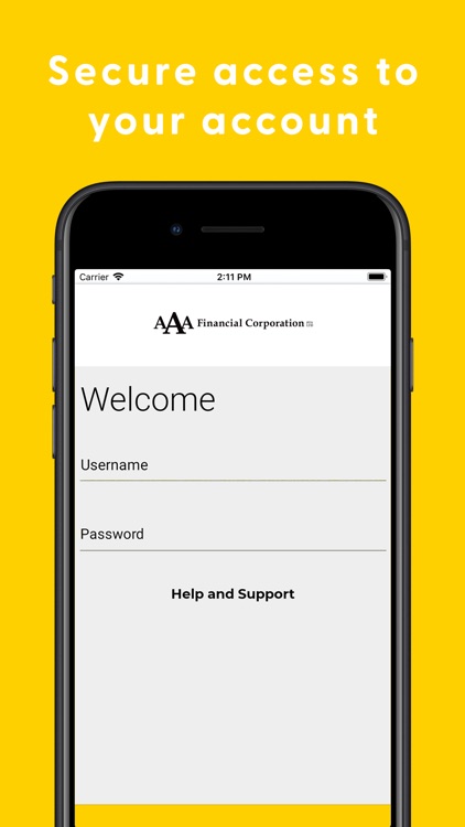 AAA Financial Mobile Access