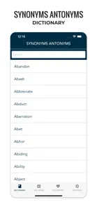 Synonyms Antonyms Dictionary screenshot #1 for iPhone