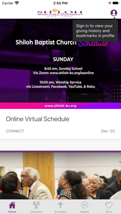 Shiloh Baptist Church of Alexa Screenshot