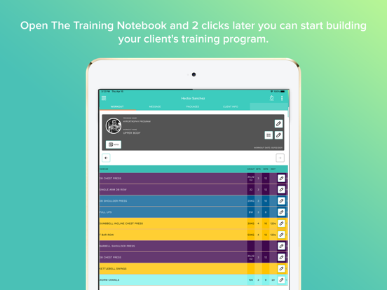 Screenshot #6 pour The Training Notebook