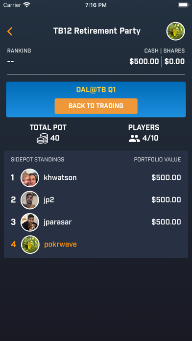 NXTSCORE Screenshot