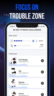 30 day fitness: home workout iphone screenshot 4