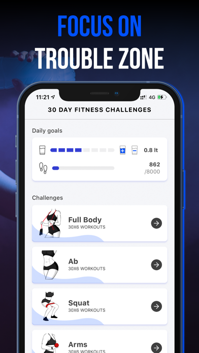 30 Day Fitness: Home Workoutのおすすめ画像4