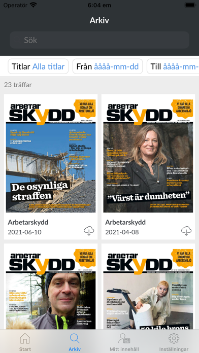 Arbetarskydd – om arbetsmiljön Screenshot