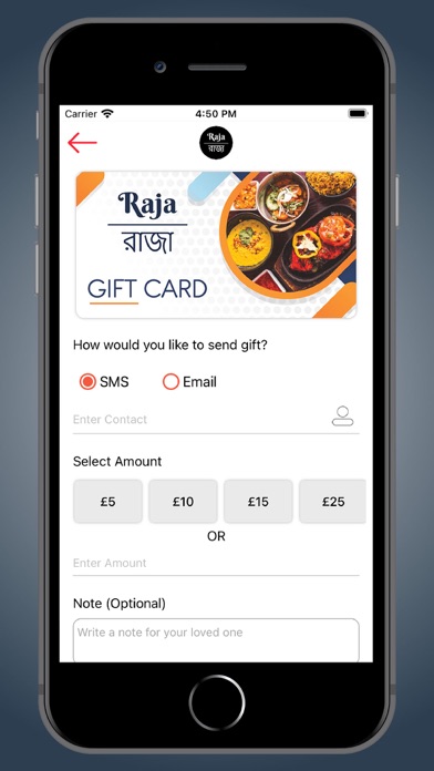 Raja Restaurant Screenshot