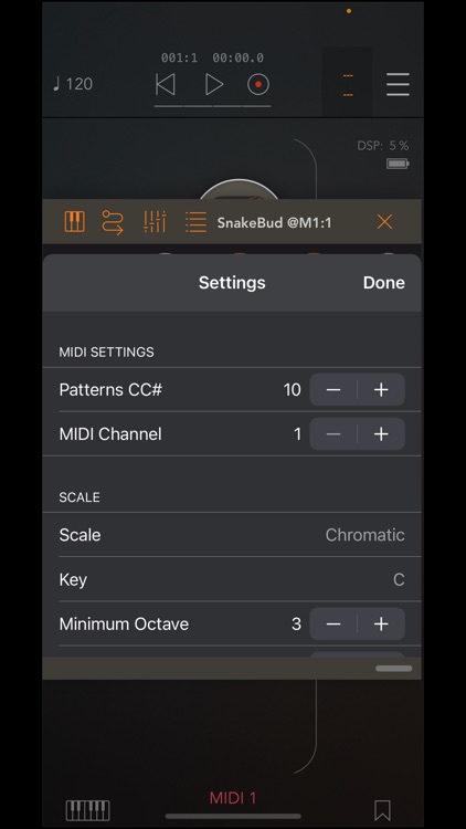 SnakeBud - AUv3 MIDI Sequencer