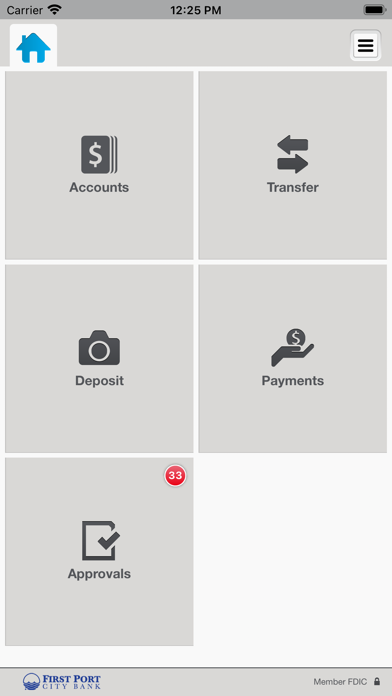 First Port City Bank Business Screenshot