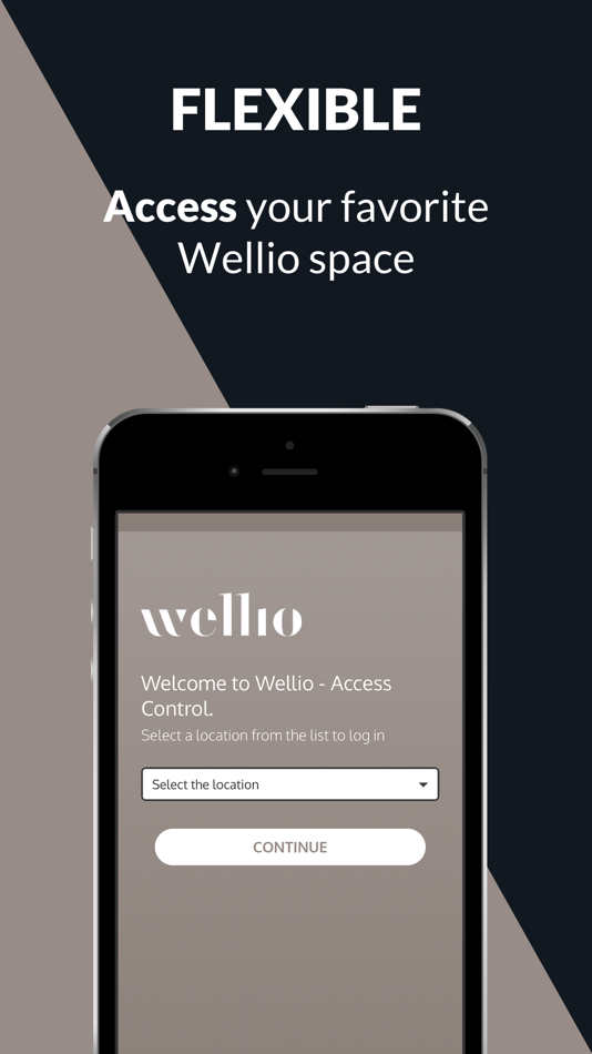 #3. Wellio - Access Control (iOS) Podle: Sofia SRL