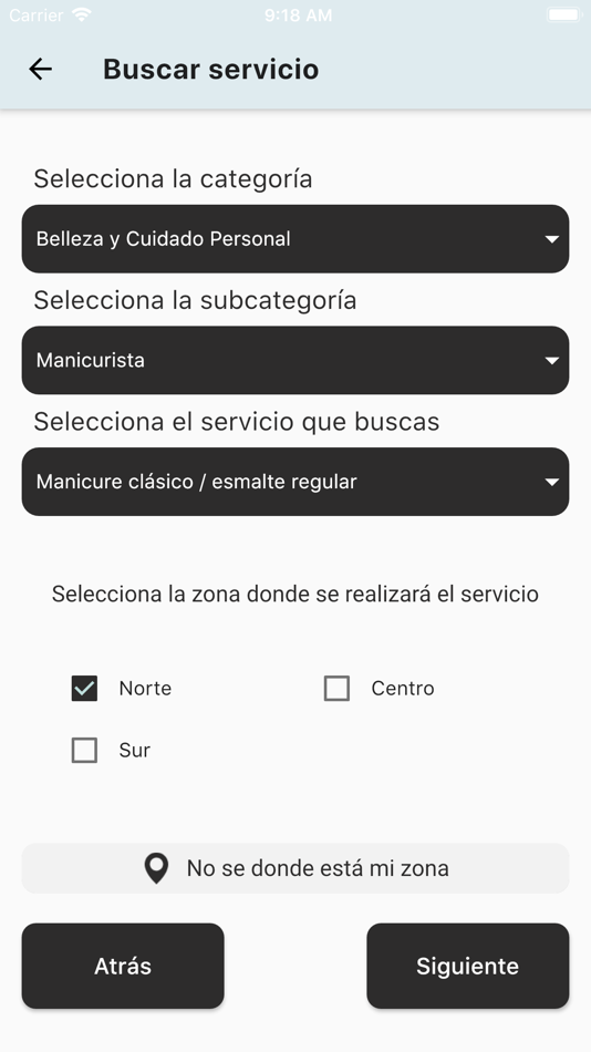 #3. Chamba Services Cliente (iOS) Podle: La Sanchez B.V.
