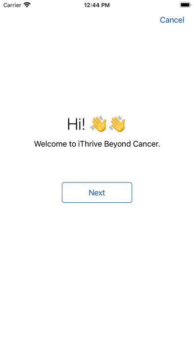 iThrive Beyond Breast Cancer Screenshot